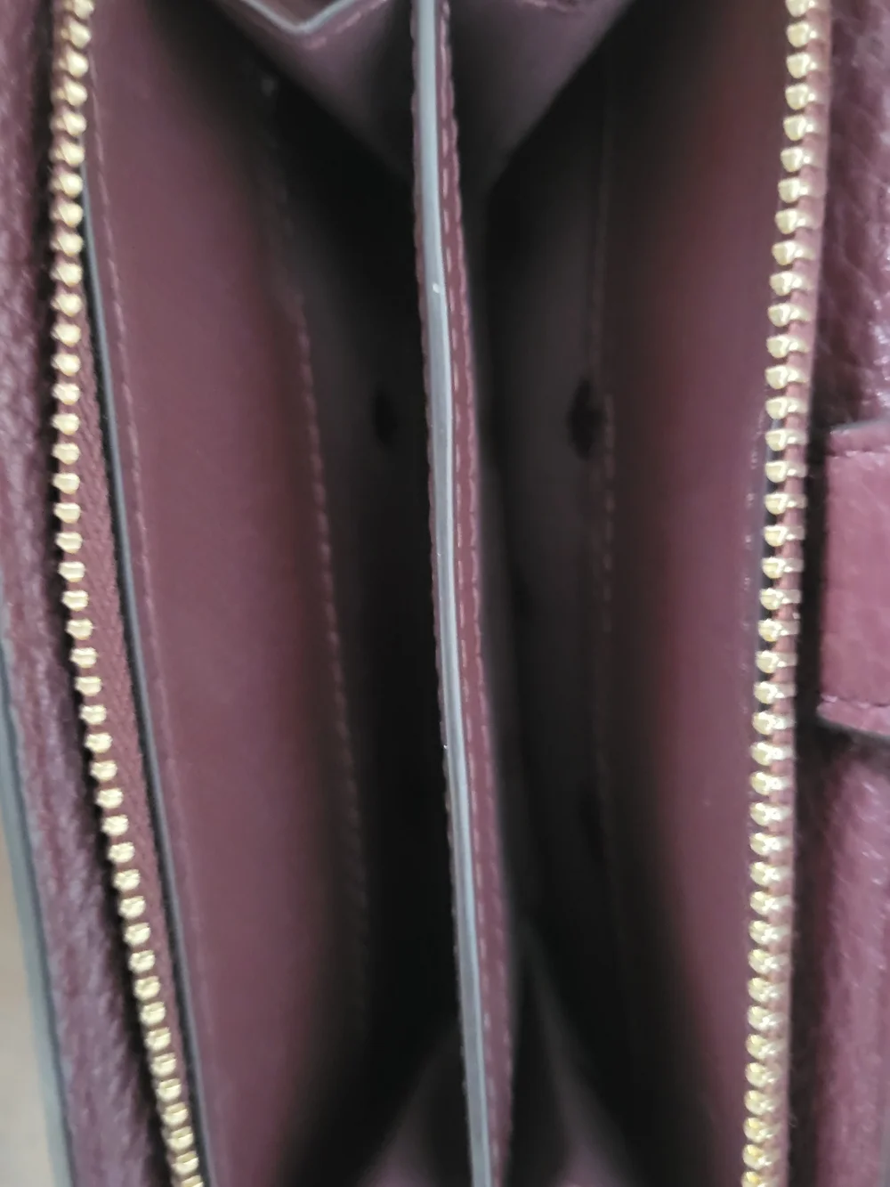 Kate Spade New York Leila Medium Bifold Burgundy Leather Wallet